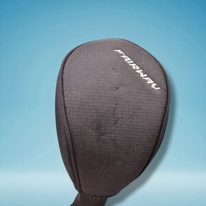 golf driver head cover sock generic black